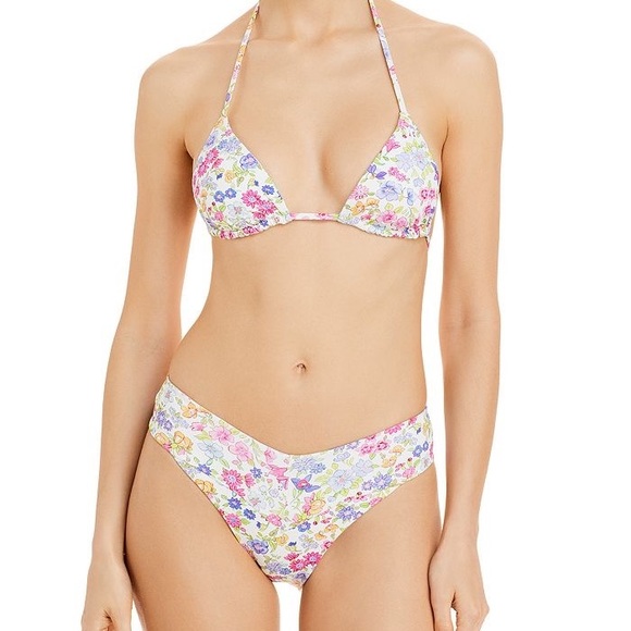 LoveShackFancy X Hurley Sunny Meadow Bikini M NWT - Picture 7 of 13